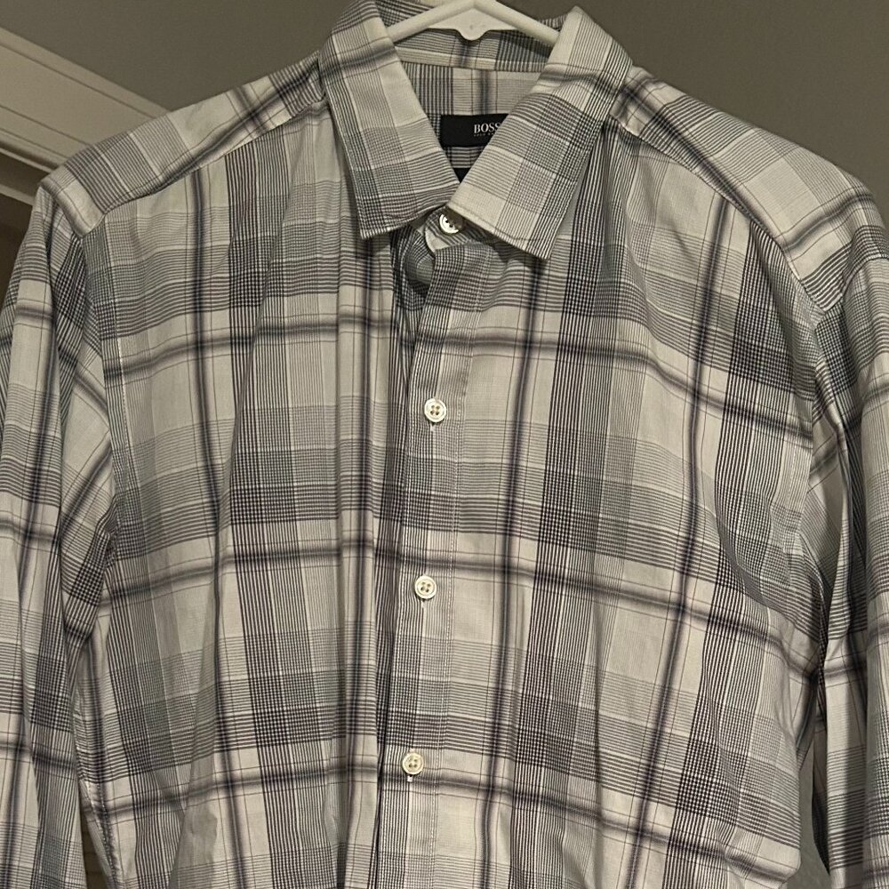 Men's Hugo Boss Sharp Fit Button Down Dress Shirt